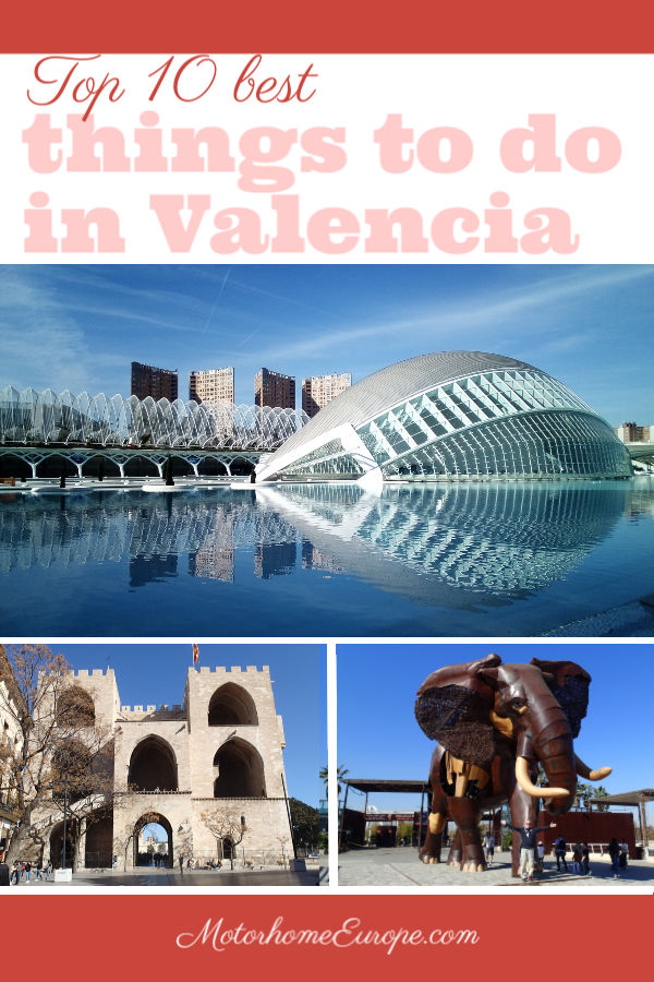 The top 10 best things to do and best sights to see in Valencia, Spain. This fascinating city takes you from historic monuments, walls, castles and churches through to the modern city of the future and top-rated attractions such as the Oceanografic aquarium and the Bioparc. Bests things to do in Valencia. Top 10 sights and activities in Valencia. #Valencia